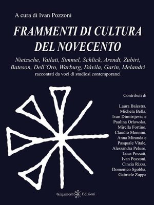 cover image of Frammenti di cultura del Novecento